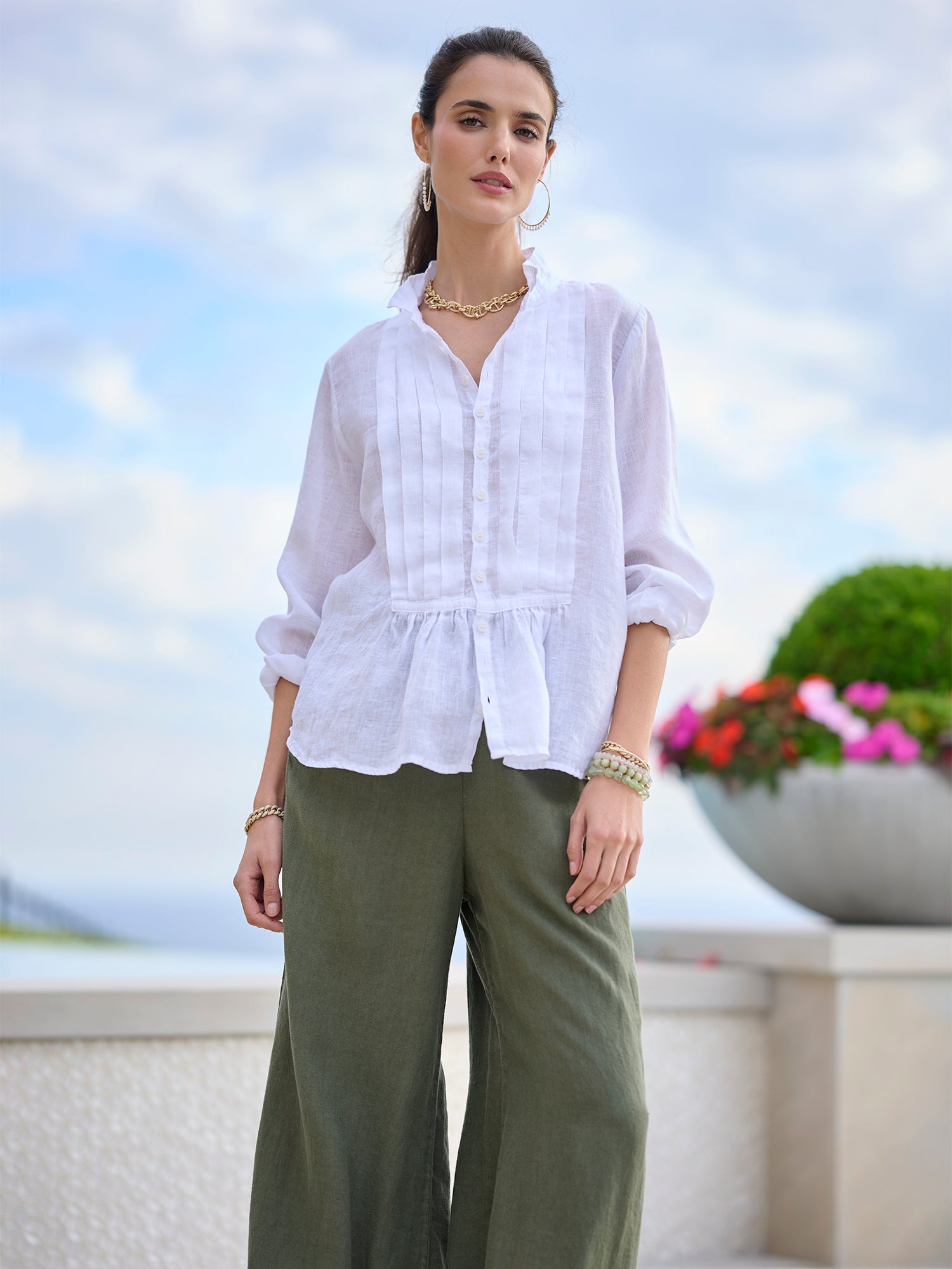 Nora Tux Linen Shirt – Gorsuch