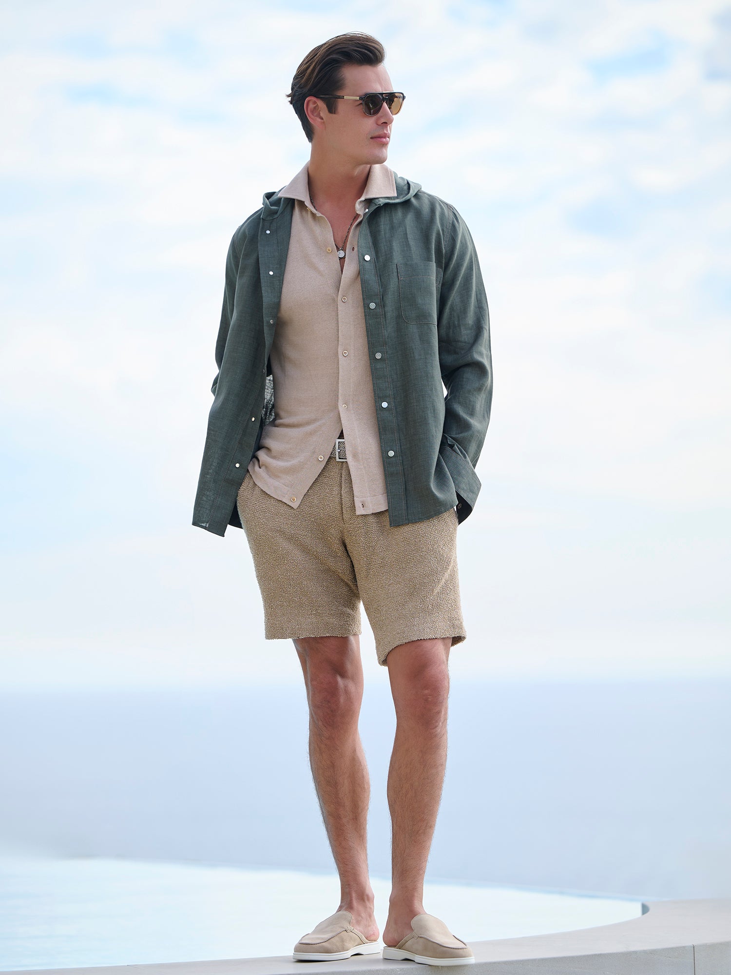 Cappuccio Linen Shirt Jacket – Gorsuch