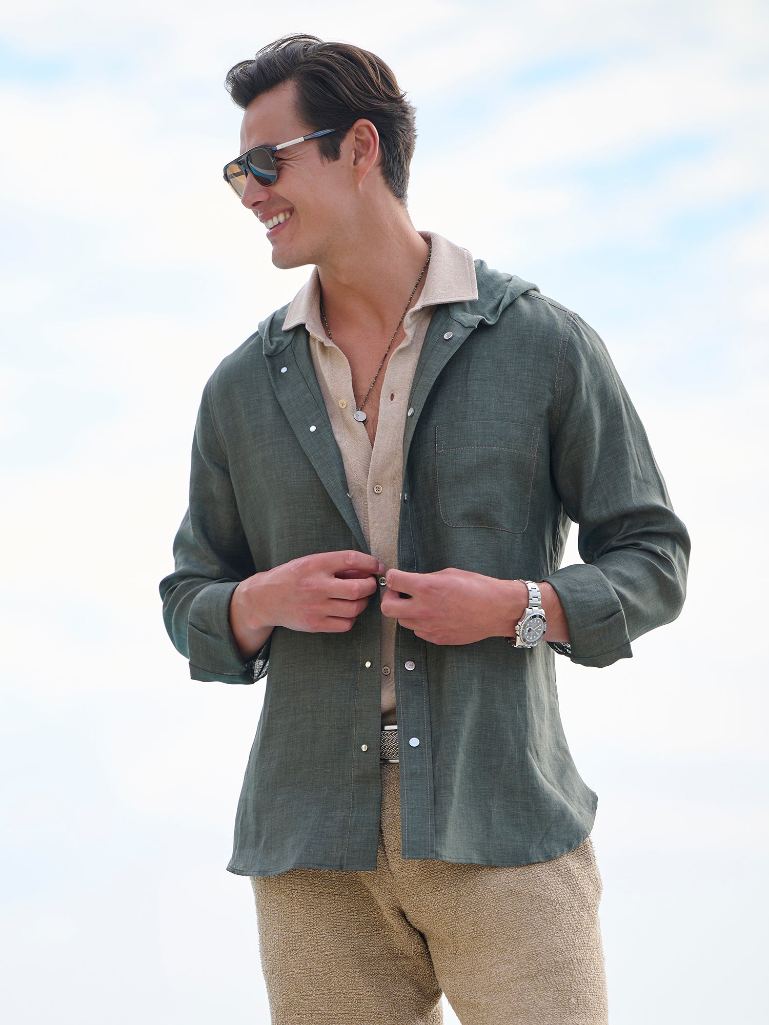 Cappuccio Linen Shirt Jacket – Gorsuch