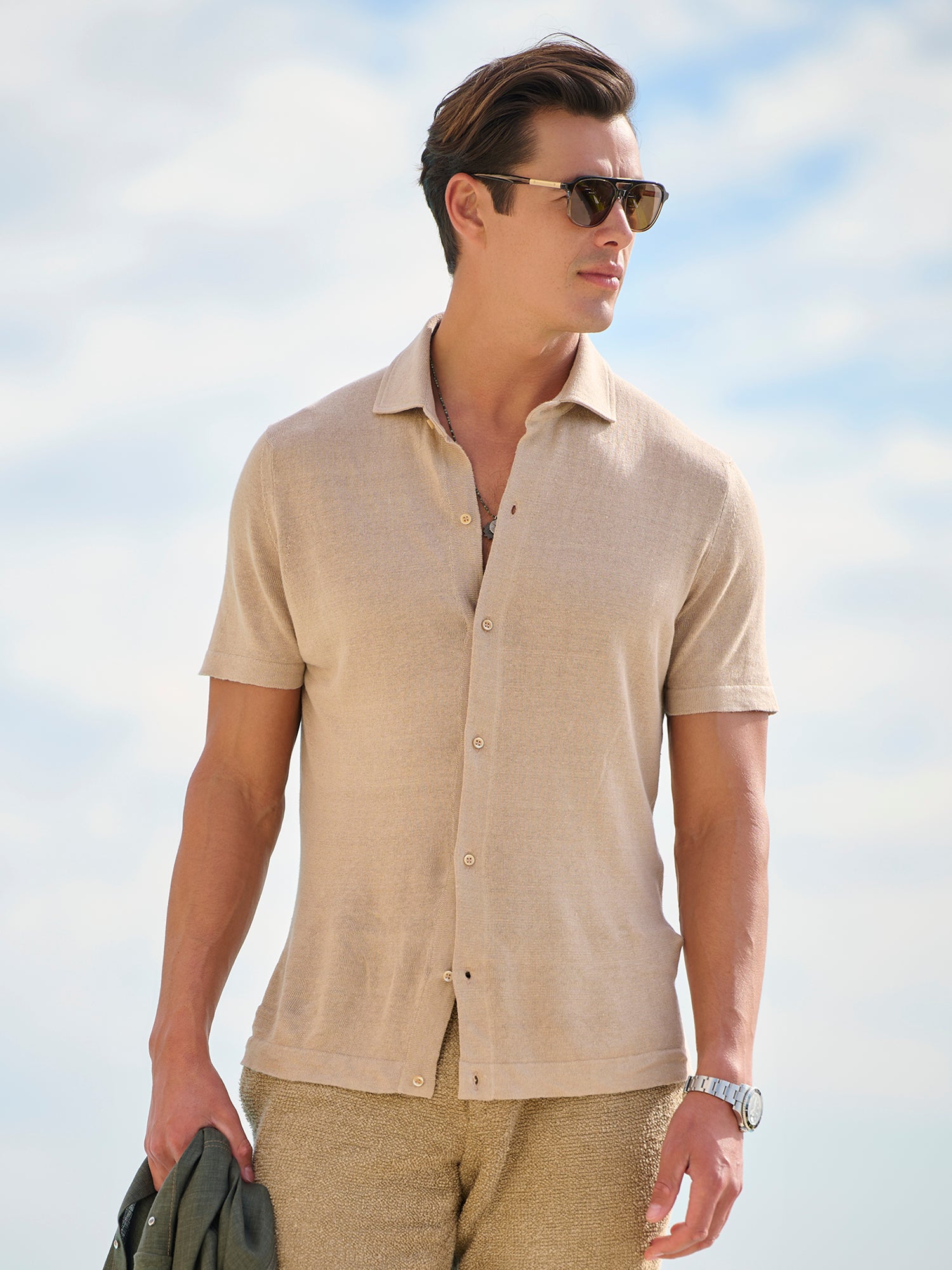 Cappuccio Linen Shirt Jacket – Gorsuch