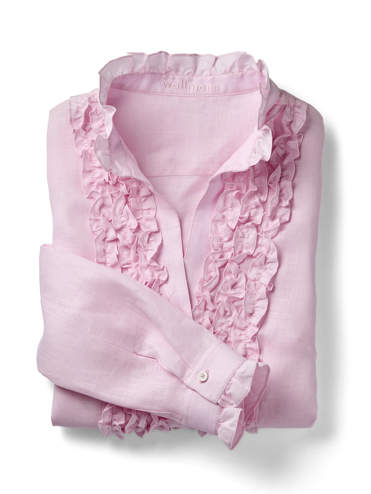 Carli Ruffle Linen Shirt – Gorsuch