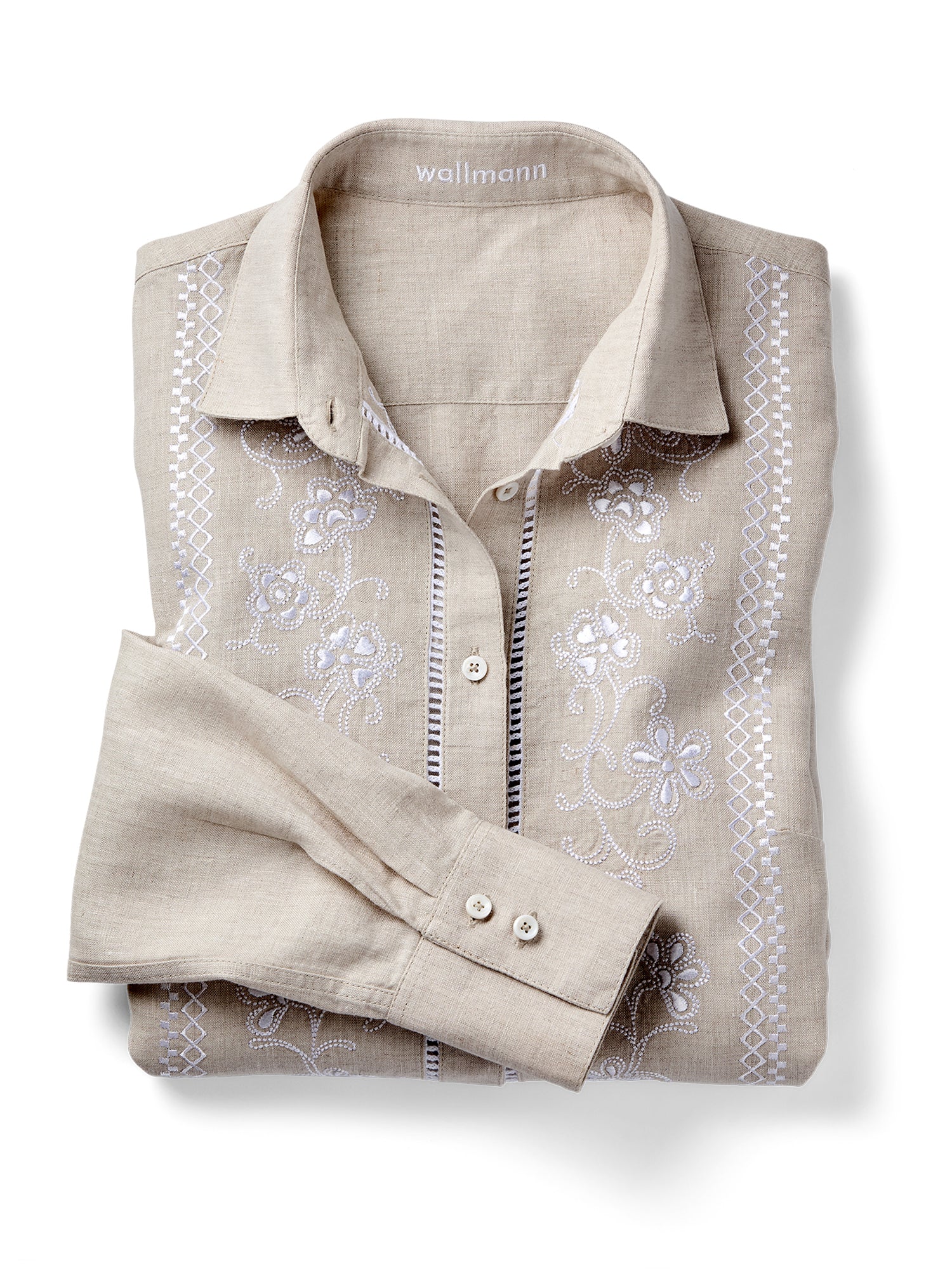 Juna Embroidered Linen Shirt – Gorsuch