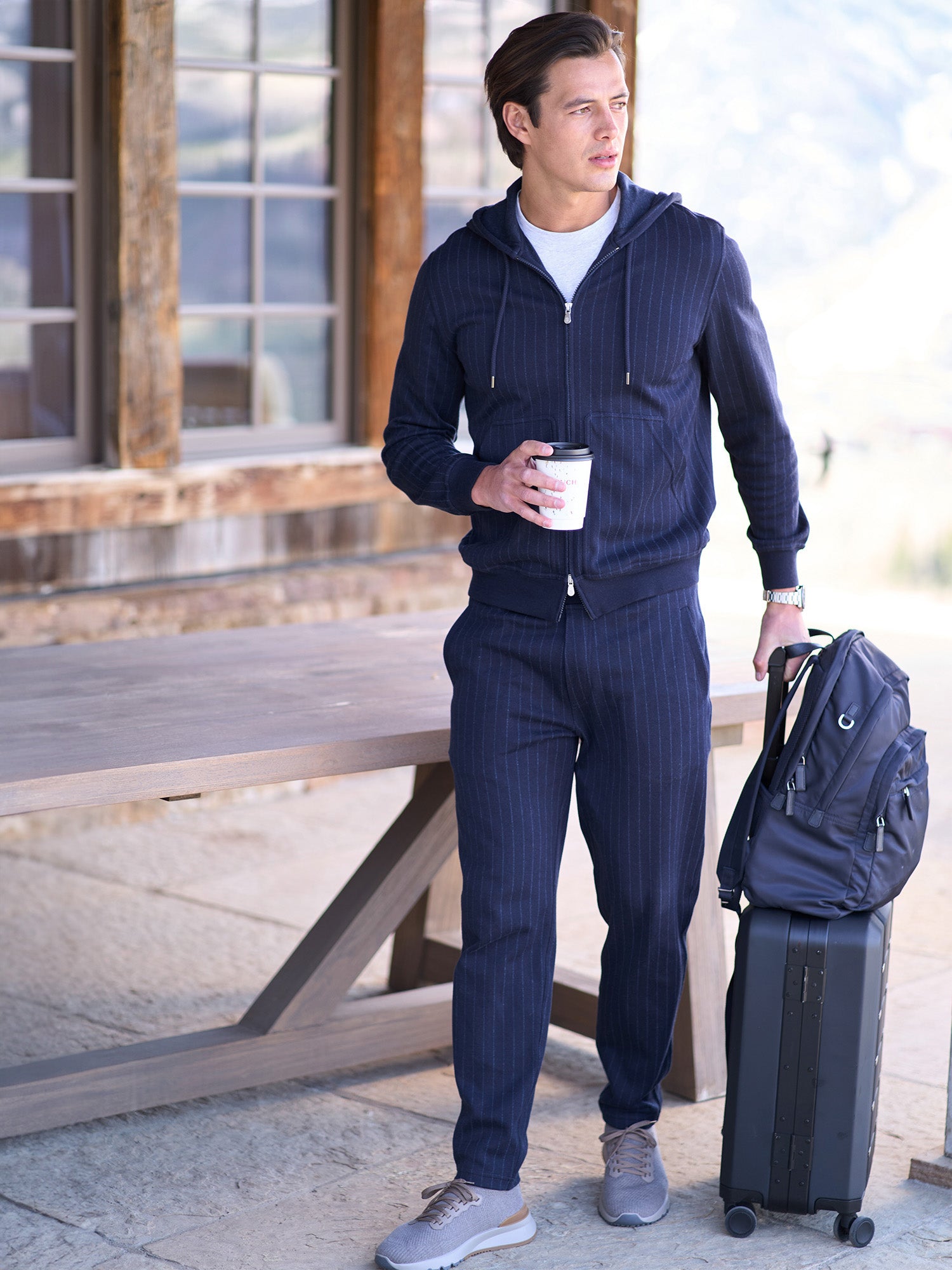 BRUNELLO CUCINELLIパーカ Brunello Cucinelli Mélange-Effect Zipped Hoodie | Sendegaro