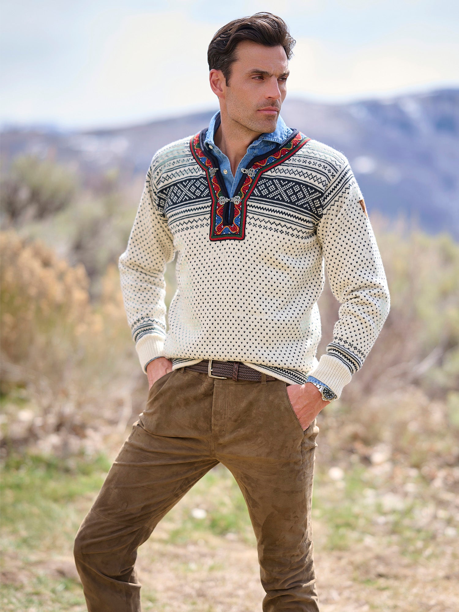 トップス laid.b sueset knit sweater Setesdale Wool Sweater – Gorsuch