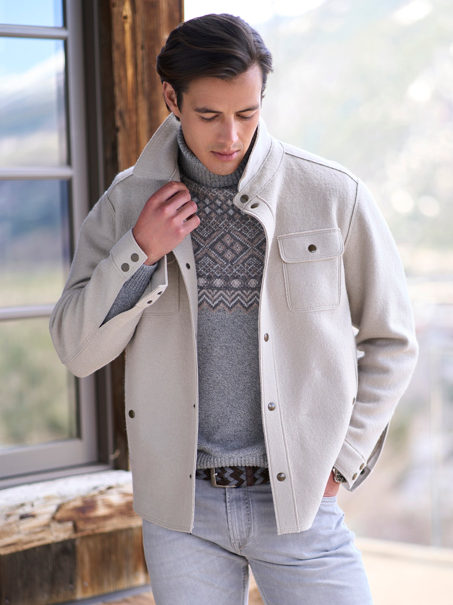 トップス VALENTINO HIVER 2008 wool knit jacket Vintage VALENTINO Hiver 2008 Fleece Wool Knit Long Sweater