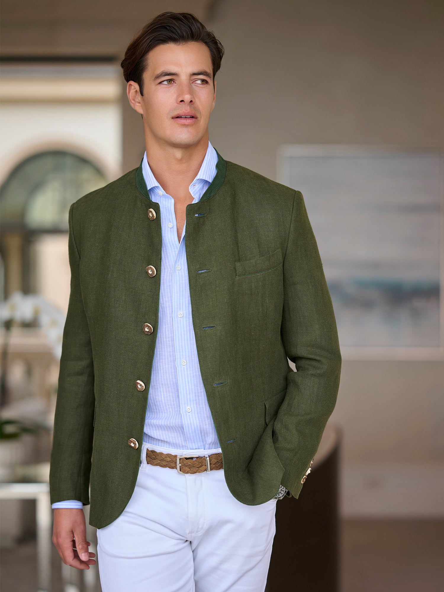 ジャケット・アウター marka 20SS WIDE SHIRT JACKET LINEN 1 Johann Karl Linen Jacket – Gorsuch