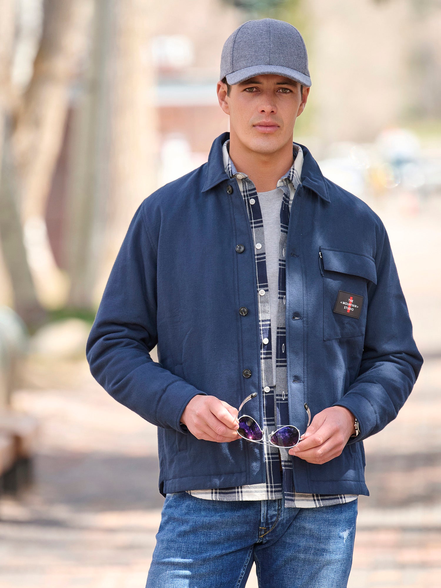 ジャケット・アウター NATAL DESIGN MOUNTAIN PLATEAU GAUZE NAVY natal design（ネイタルデザイン） NATAL DESIGN MOUNTAIN PLATEAU