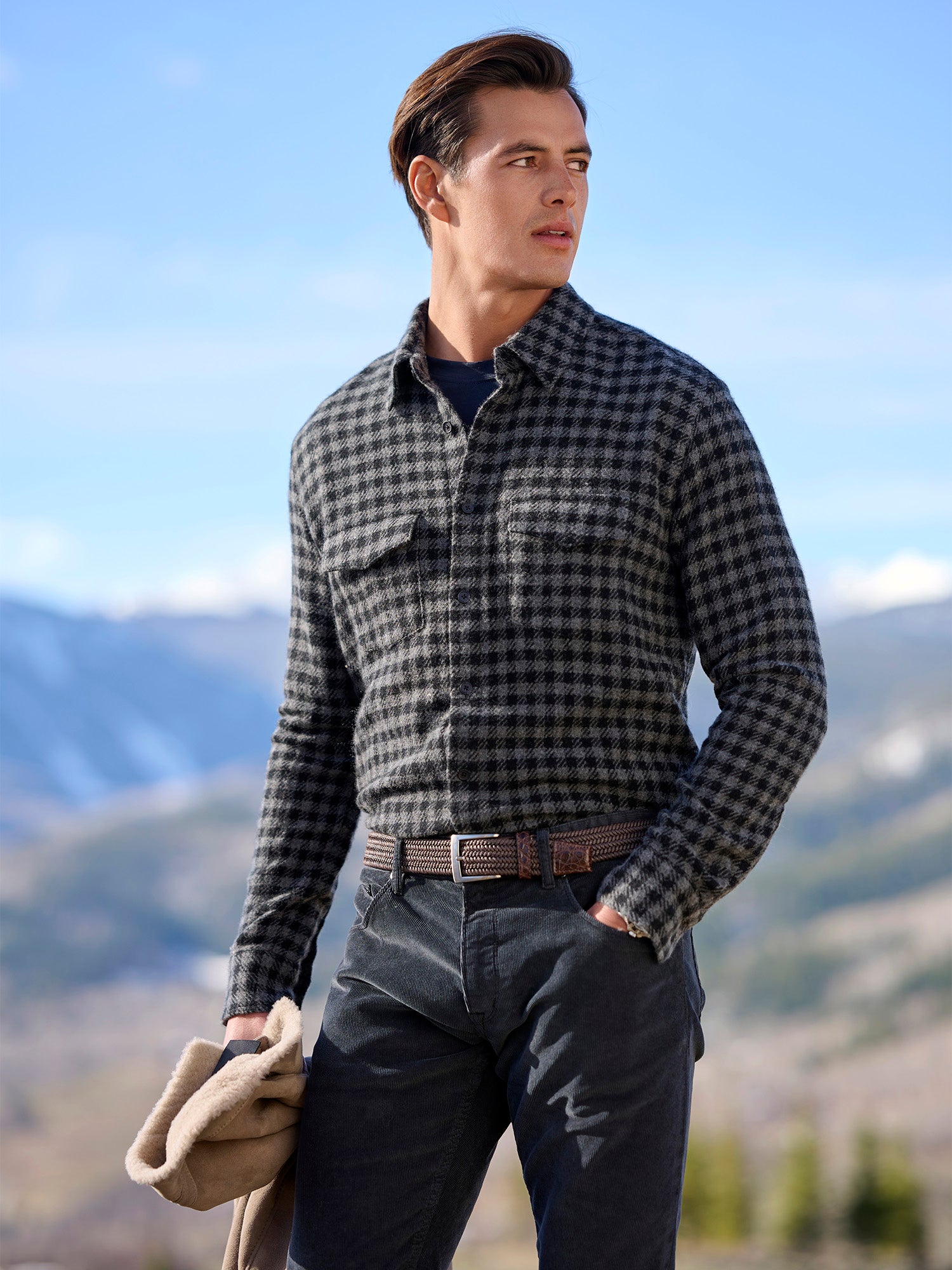 Klaus Check Cashmere Shirt – Gorsuch