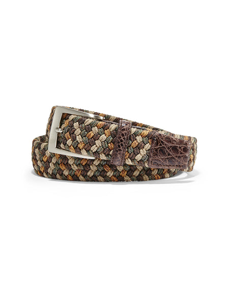 Stretch Woven Belt With Croc Tabs – Gorsuch