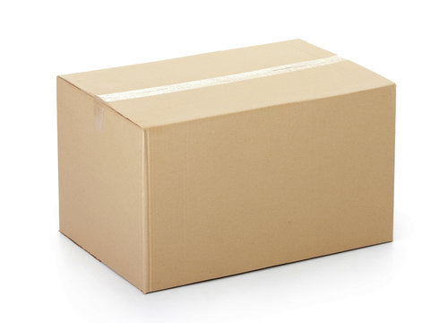 stock image of a cardboard box package