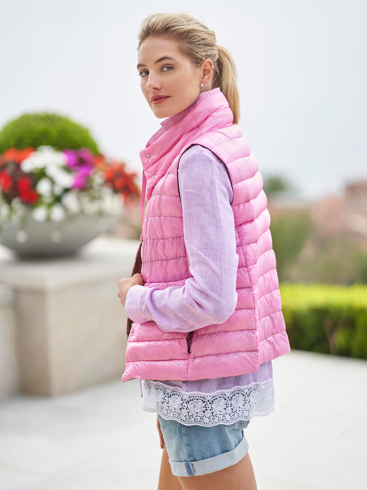 Celine Reversible Ultralight Down Vest – Gorsuch