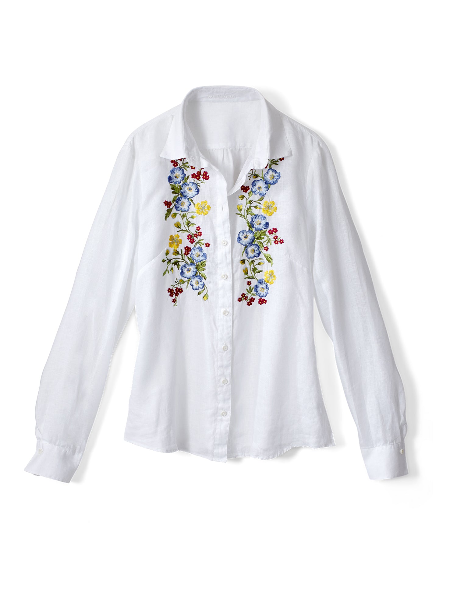 Millie Embroidered Linen Shirt – Gorsuch