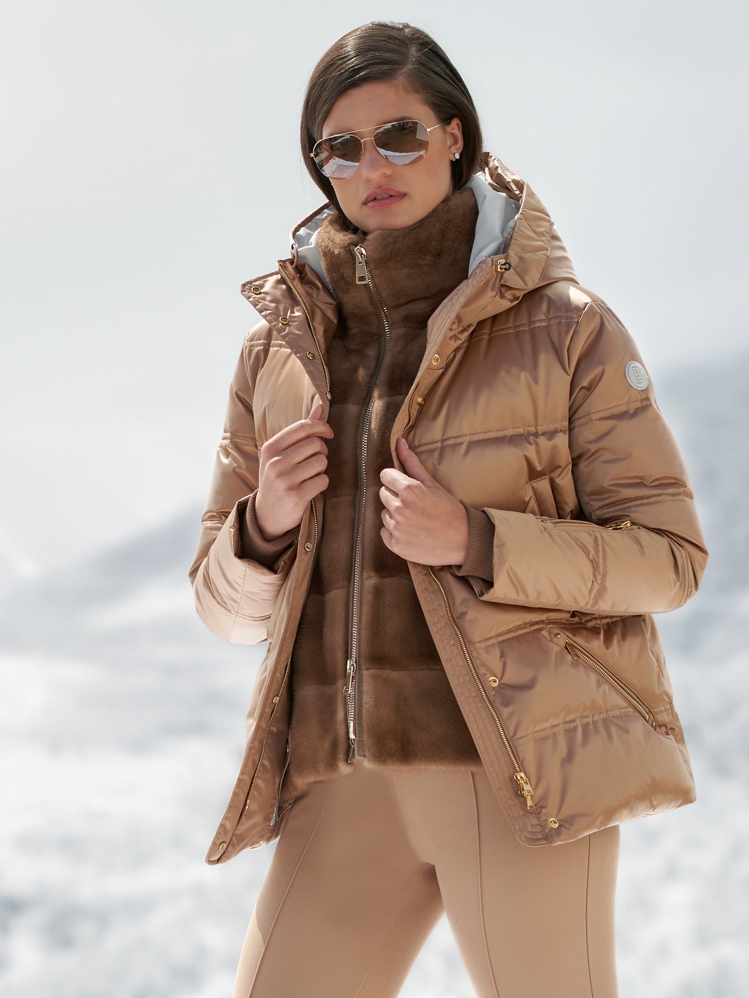 Ania Sport Satin Down Ski Jacket