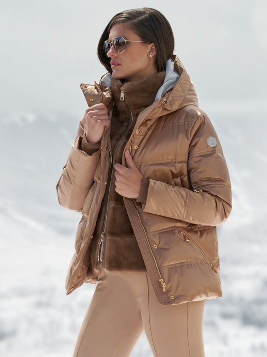 Ania Sport Satin Down Ski Jacket
