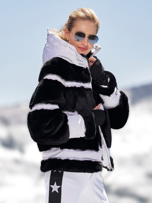 Paola Faux Fur Ski Jacket