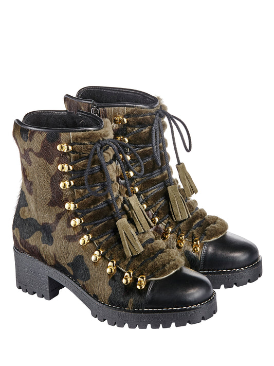 Paige Camo Cavallino Hiker Boot