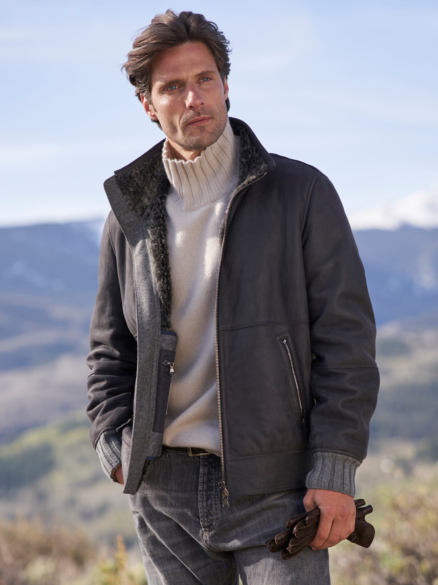 Alvin Shearling Bomber Jacket – Gorsuch