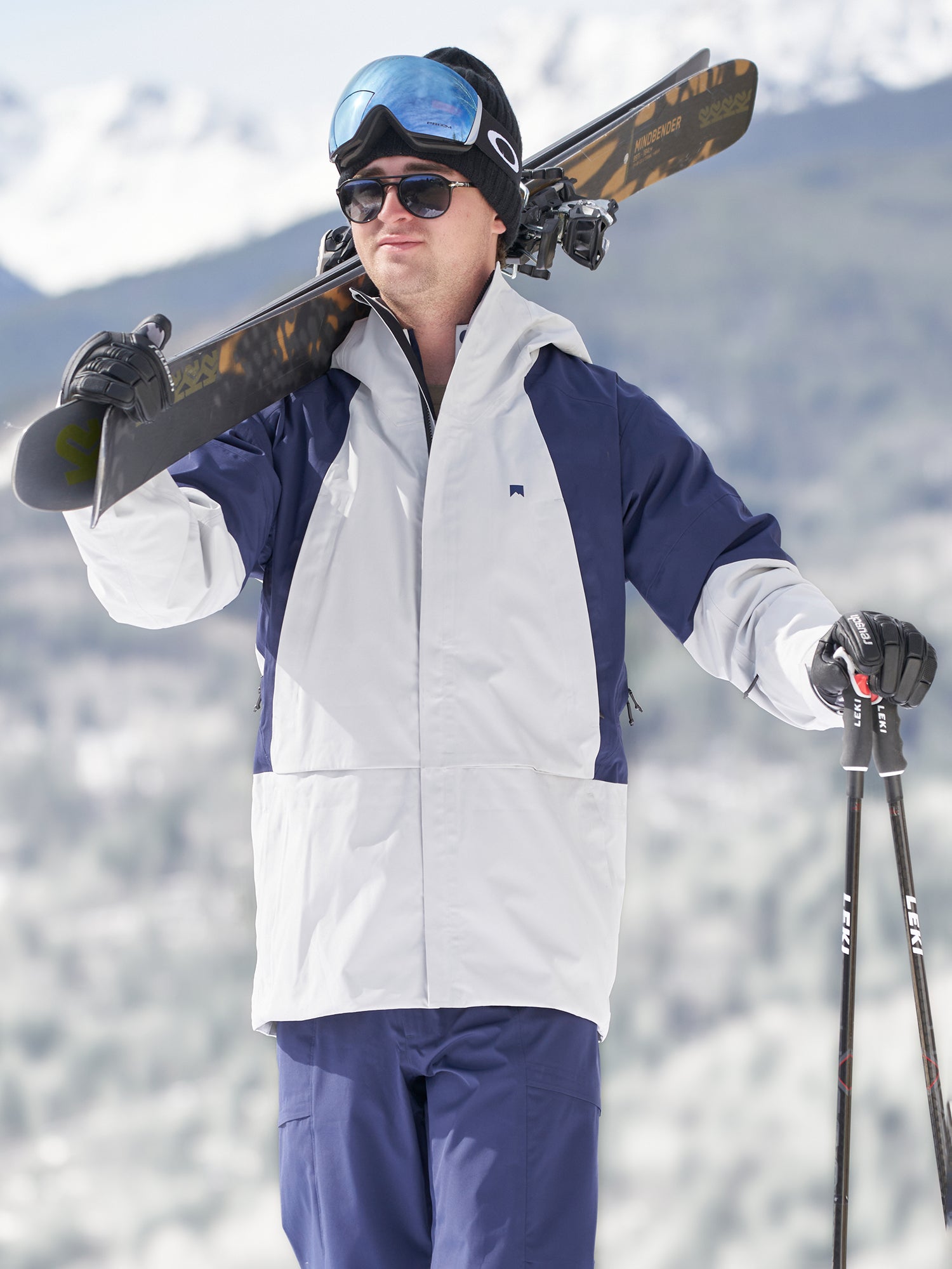 Light grey ski discount jacket