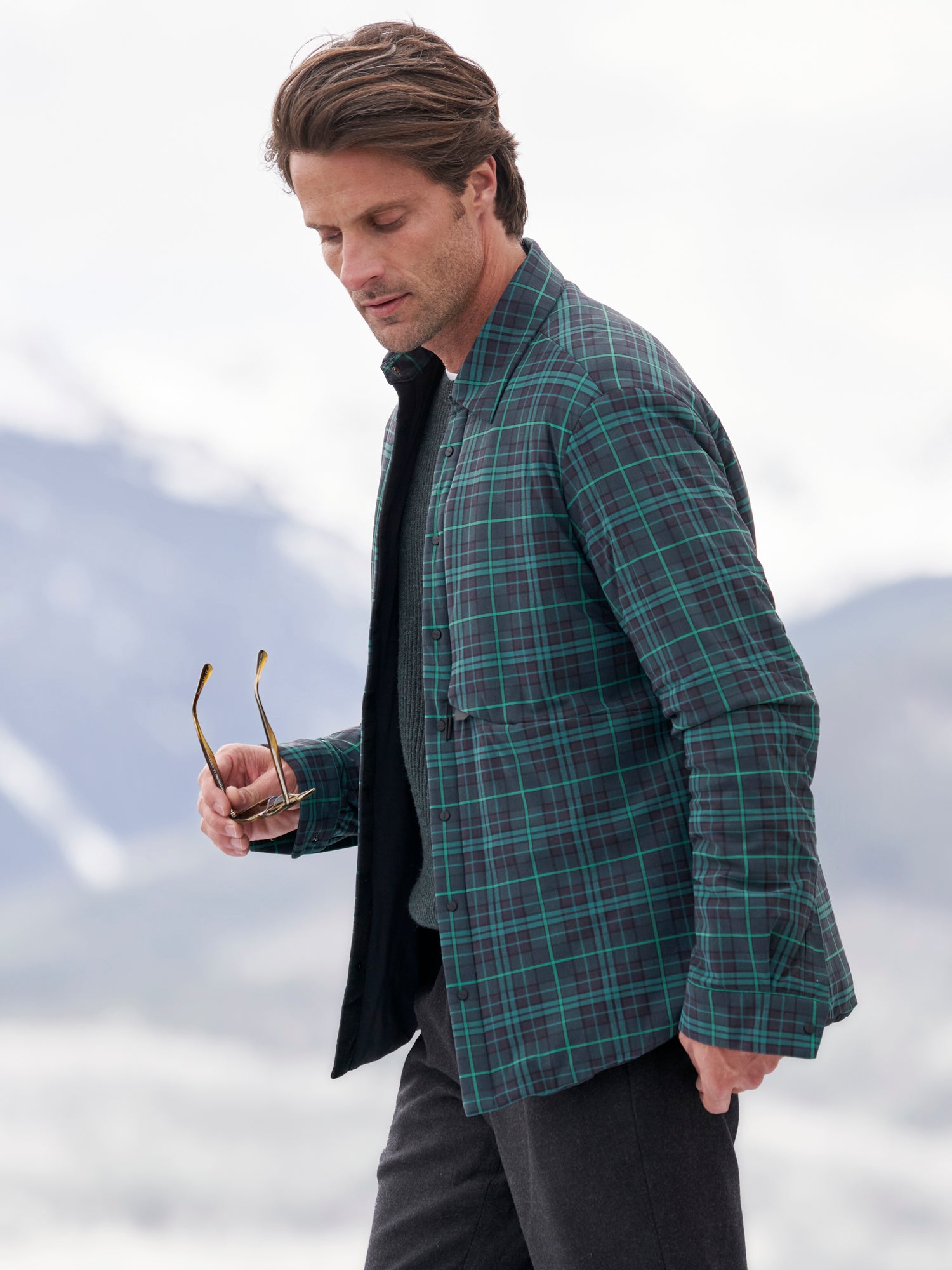 GREEN PLAID