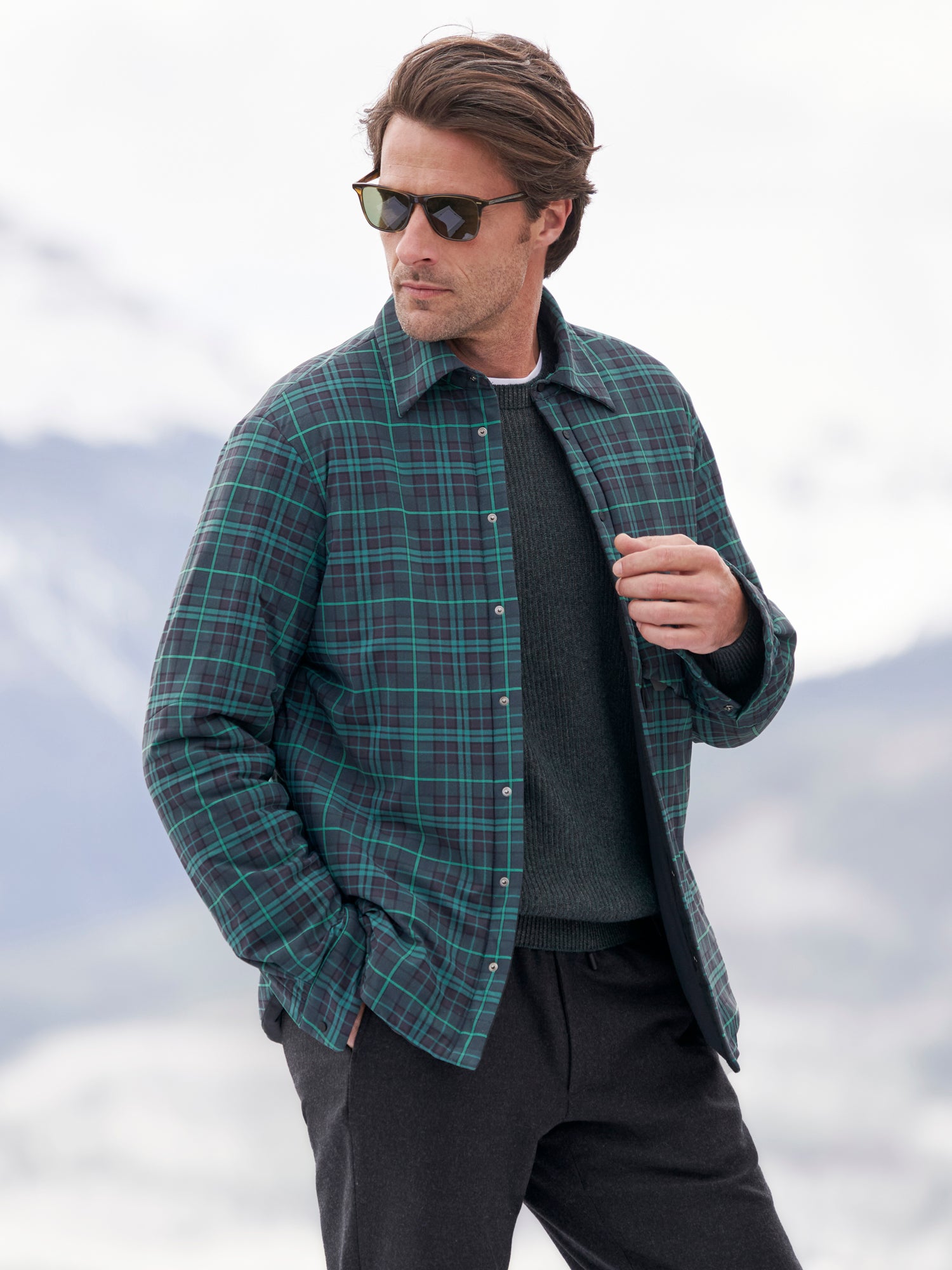 GREEN PLAID