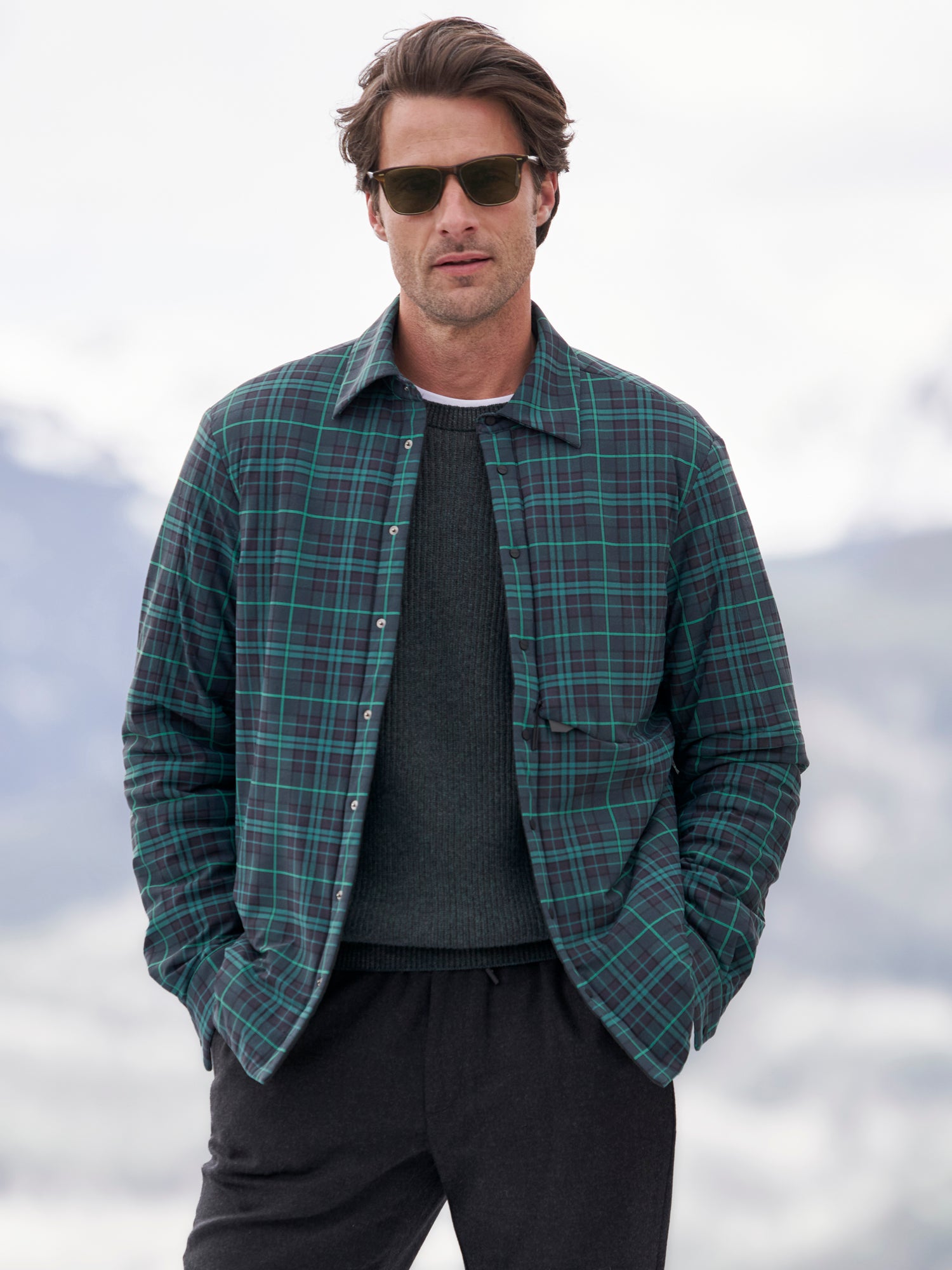 GREEN PLAID