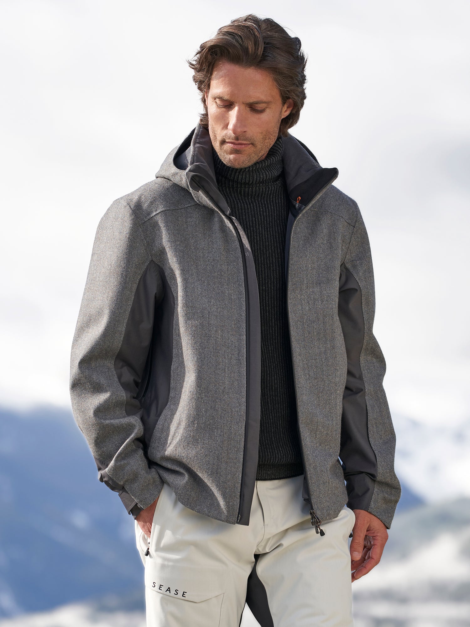 Powder Tec Wool Shell Ski Jacket