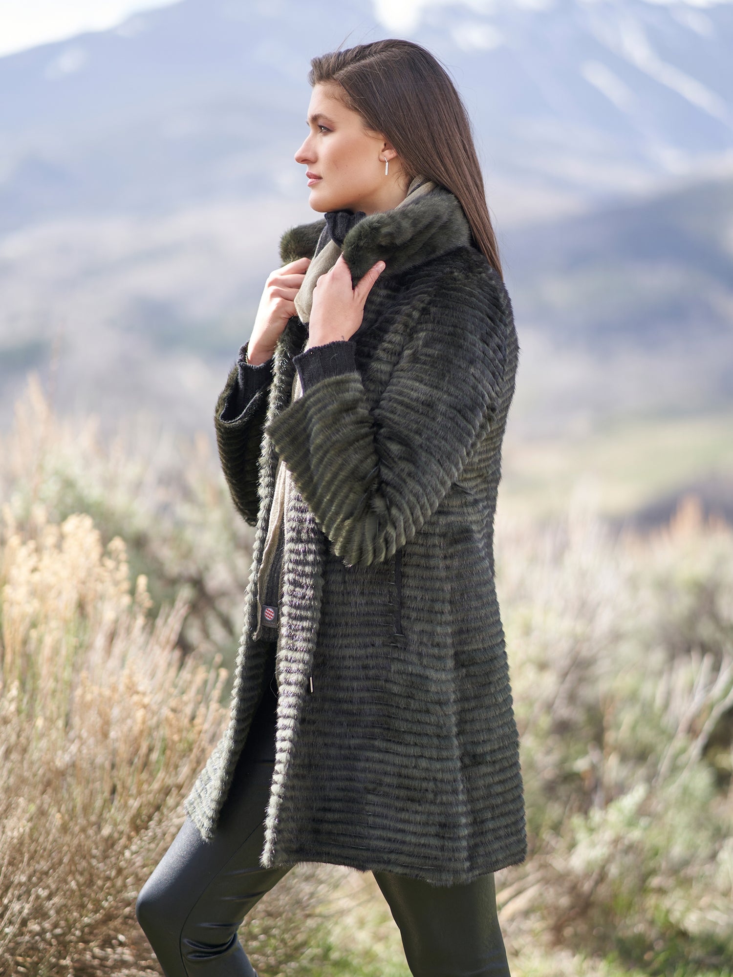 Ainsley Reversible Mink Coat