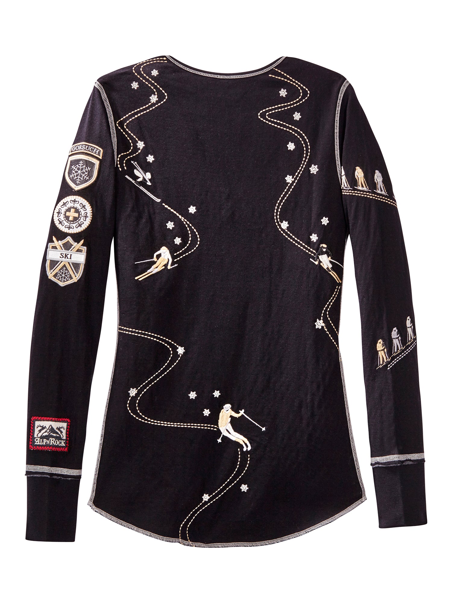 トップス GOOD GRIEF!/SFSC PRINTED HENLEY NECK TOP GOOD GRIEF!SFSC PRINTED HENLEY NECK TOP