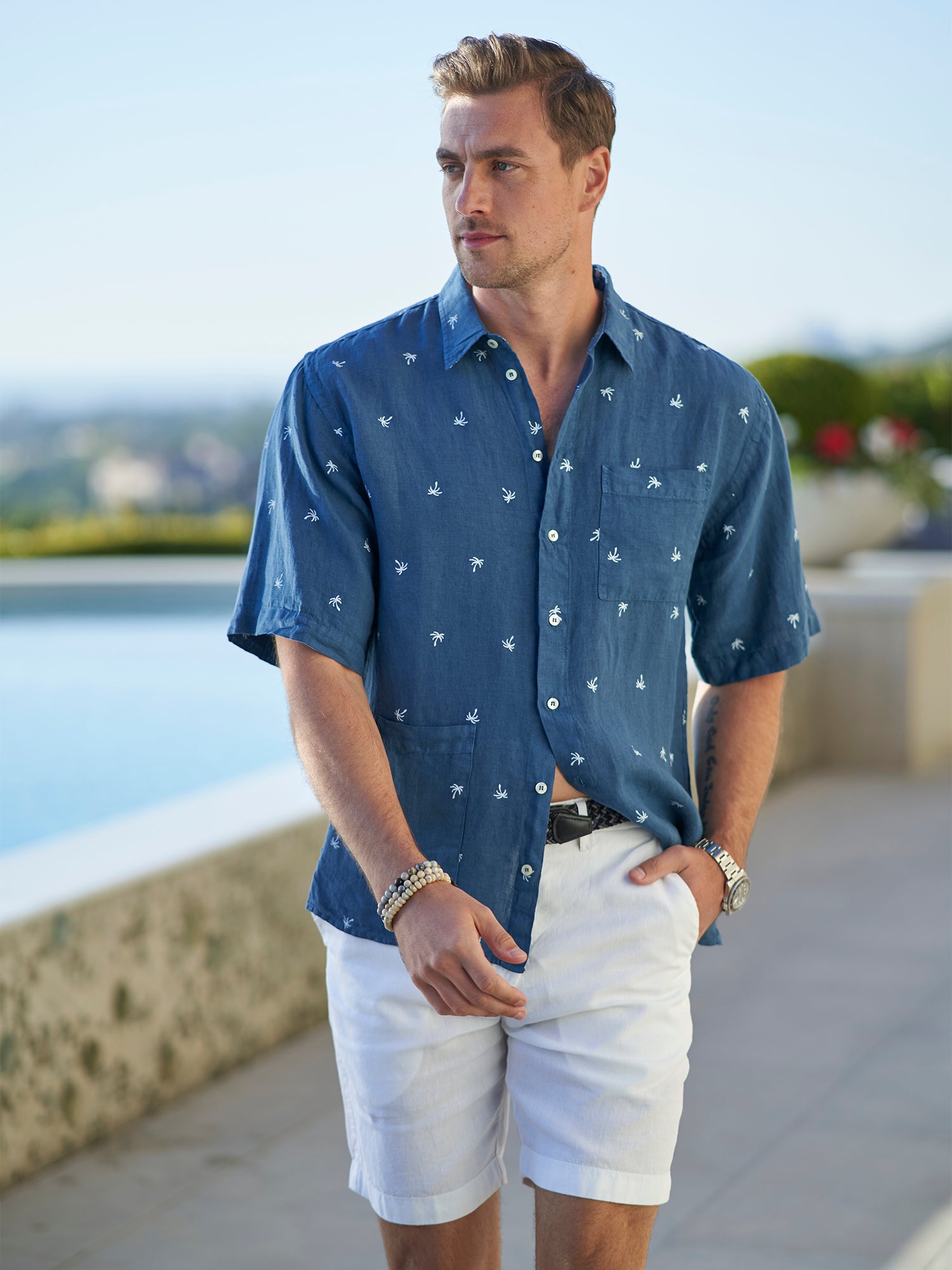 Short Sleeve Palm Shirt