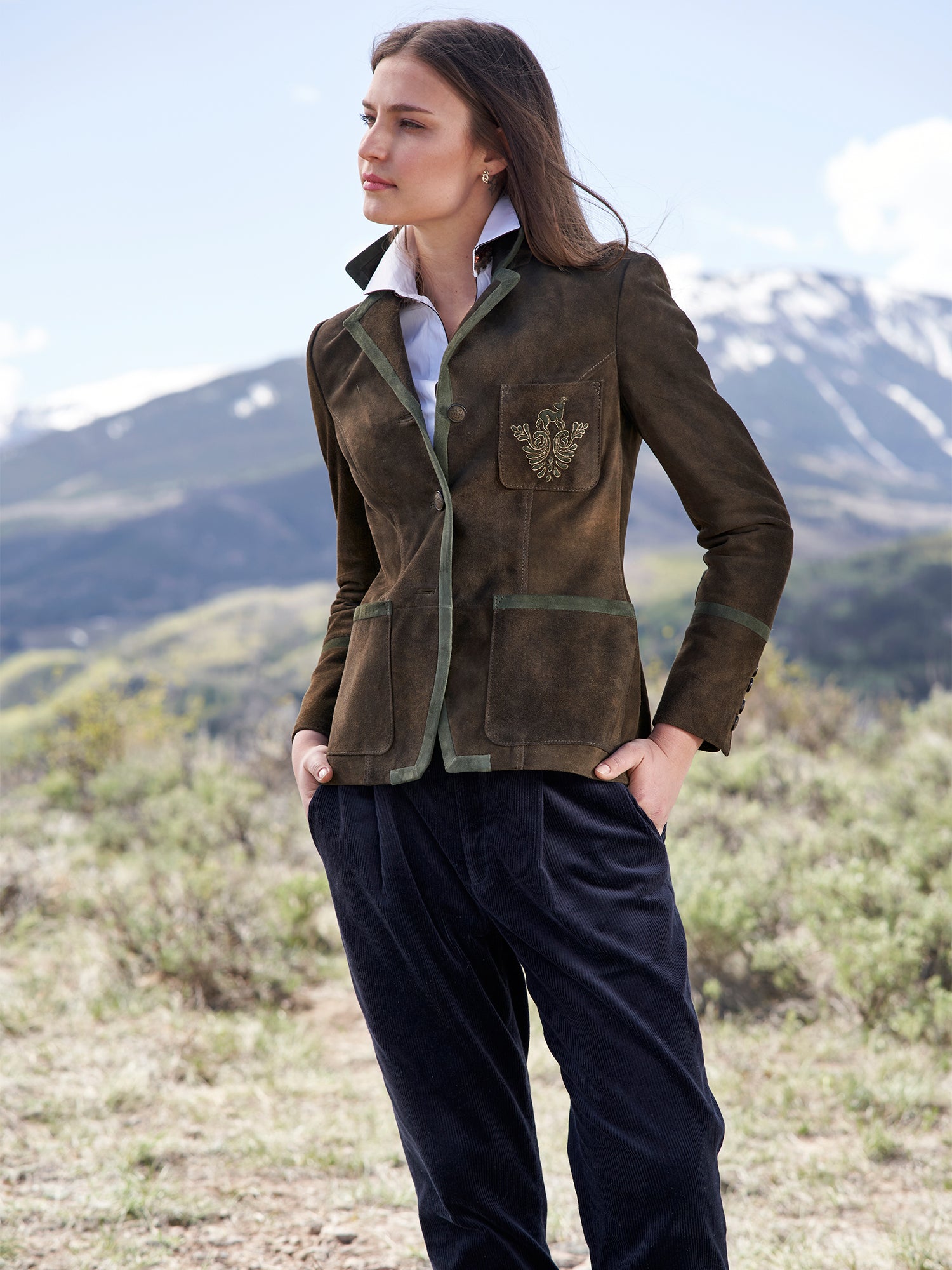 Mountain ranger deals leather jacket