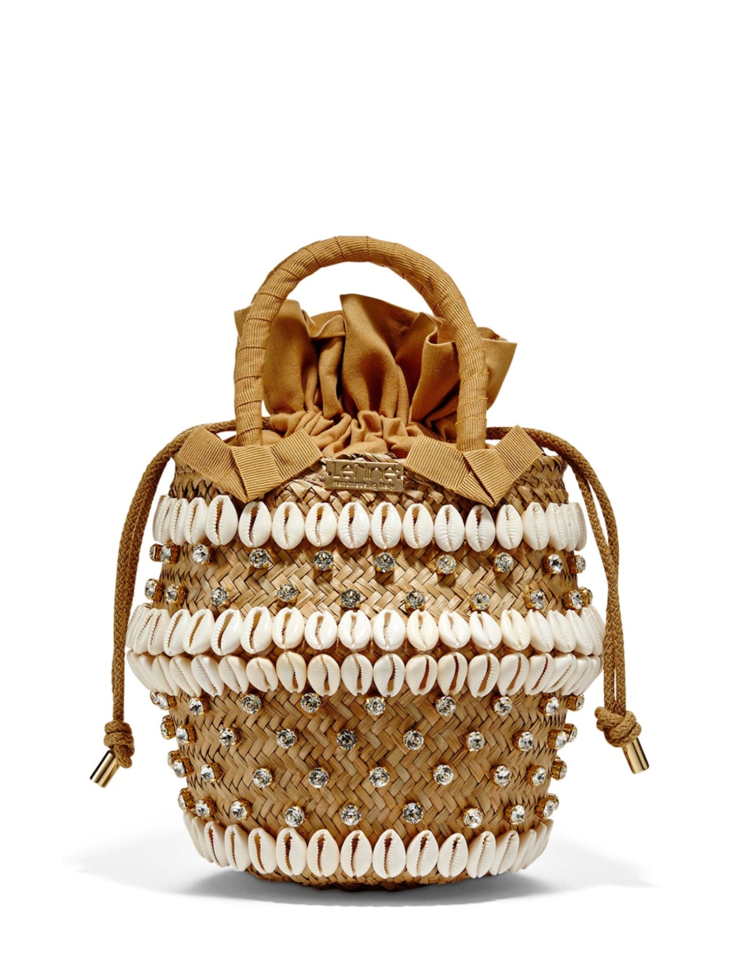 Carol Ringshell Seagrass Handbag