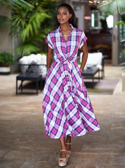 Adalyn Summer Madras Dress