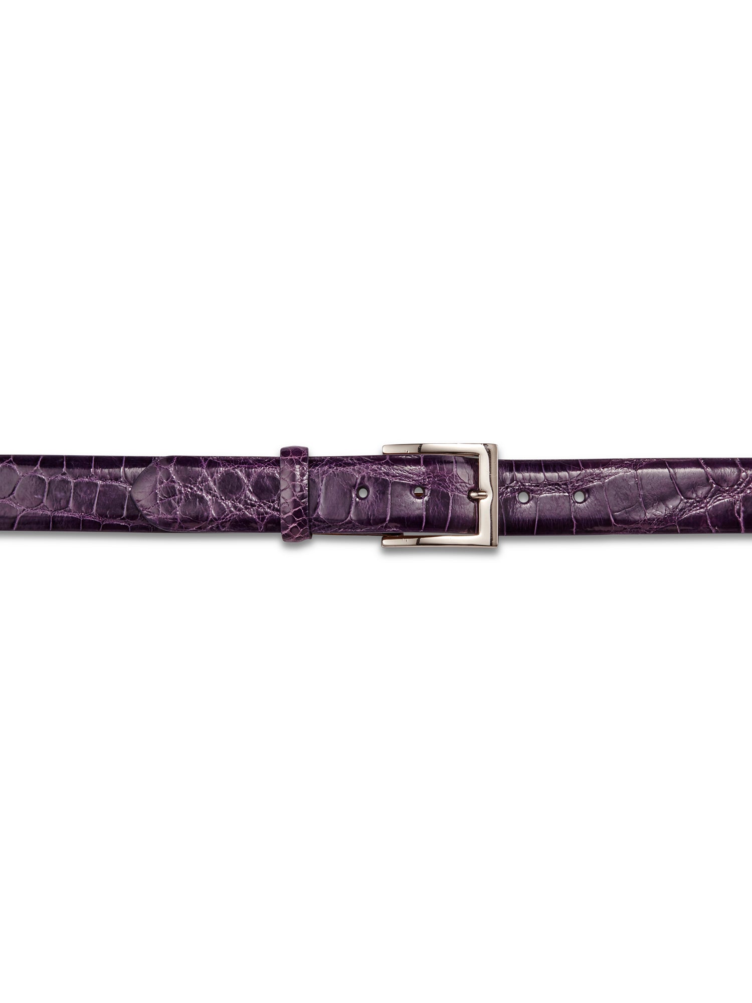 W.Kleinberg Glazed American Alligator Belt