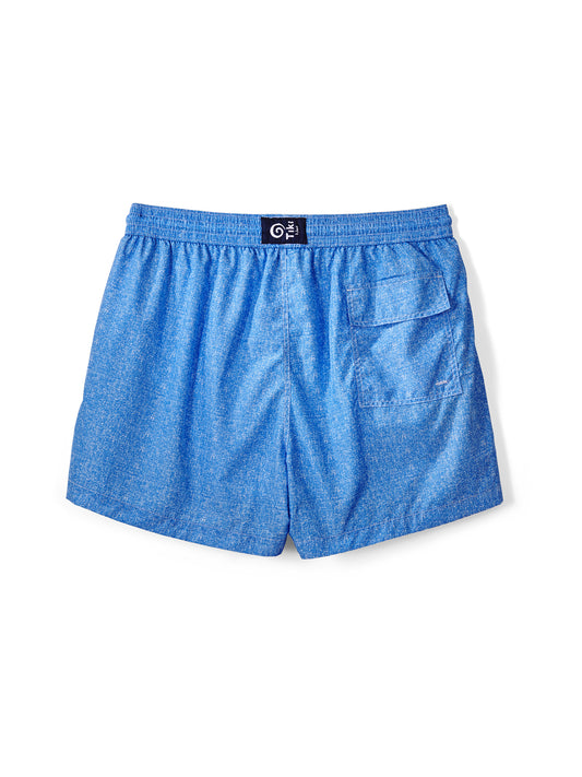 Linen Effect Capri Swim Shorts