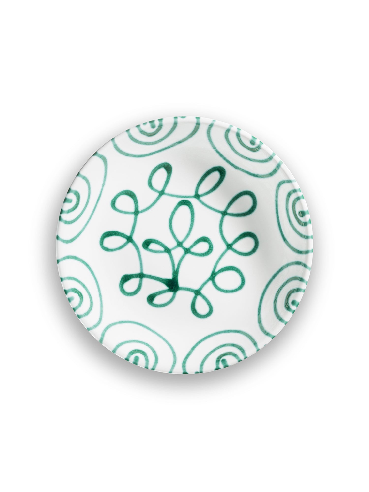 Green Swirl Soup Bowl