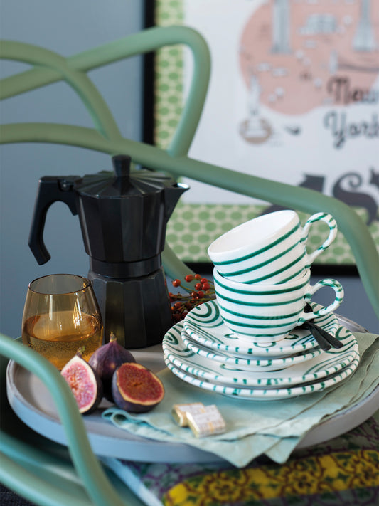 Green Swirl Coffee Mug