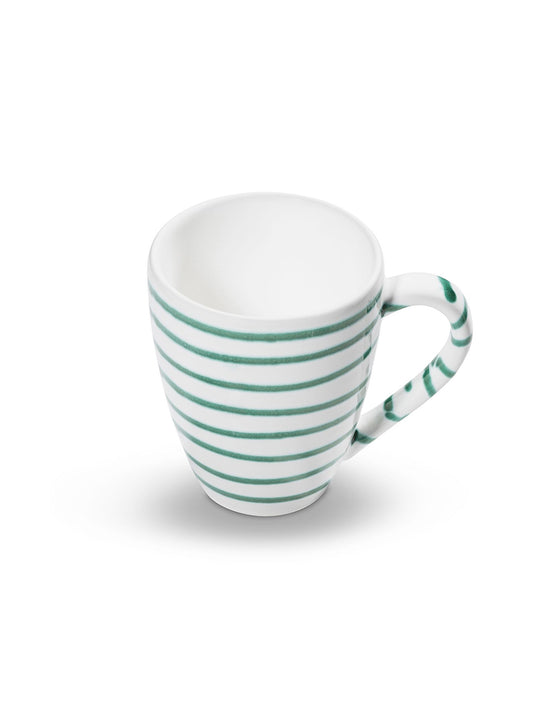 Green Swirl Breakfast Mug