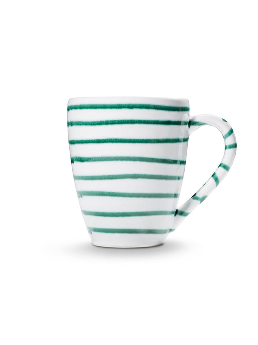 Green Swirl Breakfast Mug