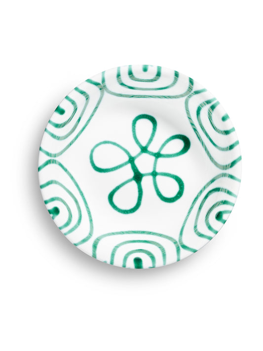 Green Swirl Cereal Bowl
