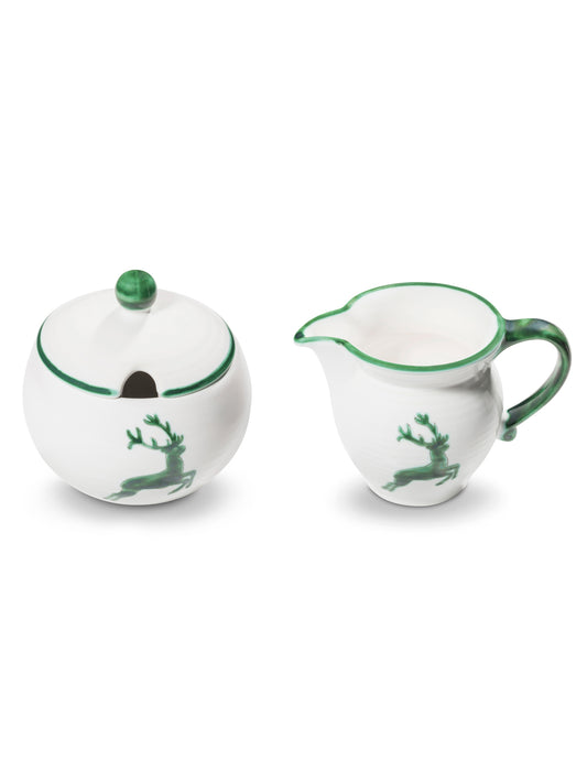 Stag Cream And Sugar Set