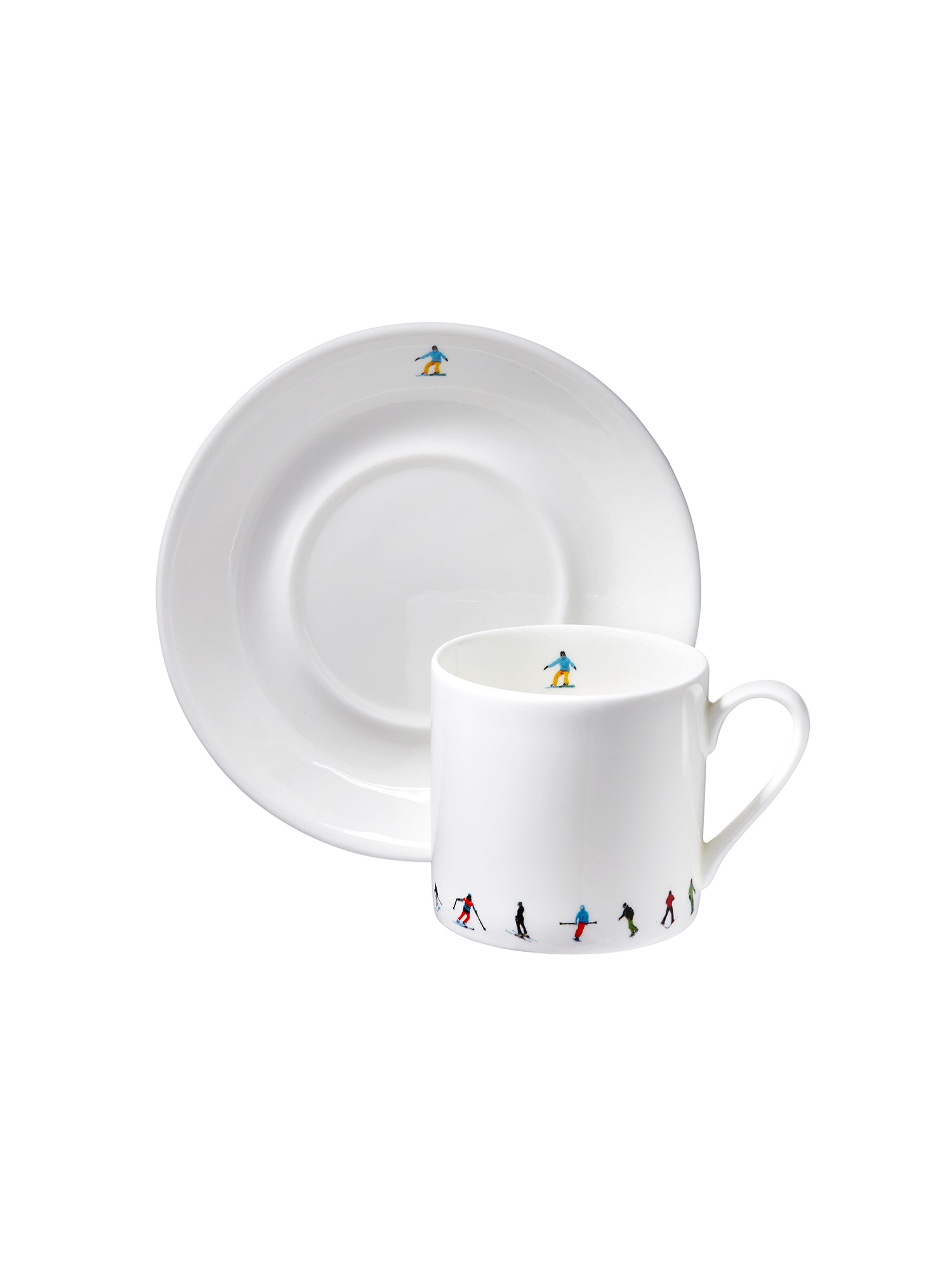 Ski Chain Espresso Cup & Saucer