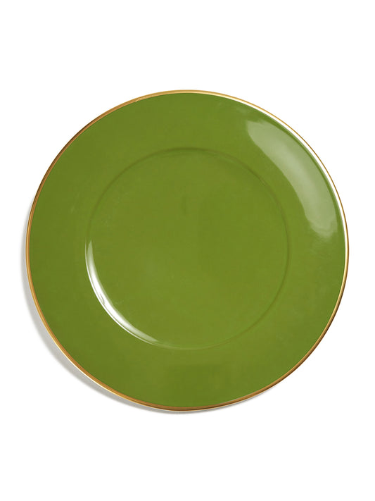 Green Charger Plate