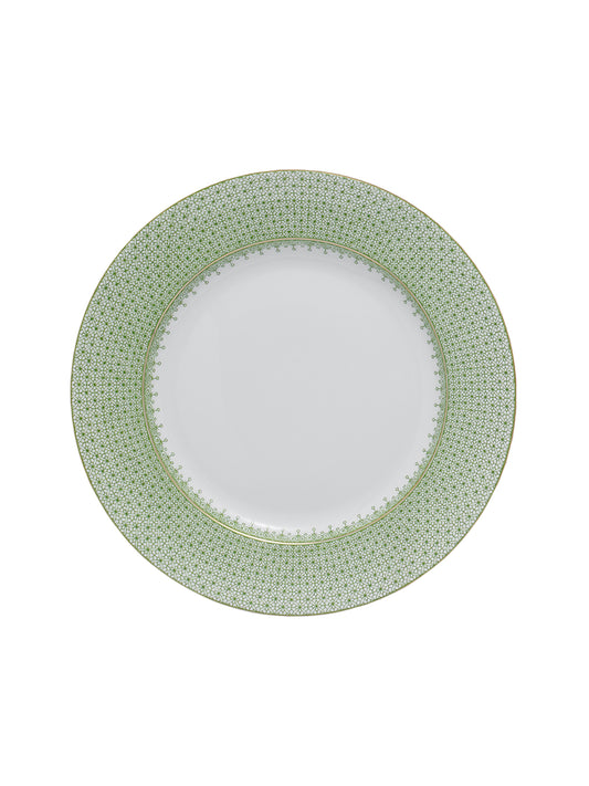 Apple Green Lace Dinner Plate