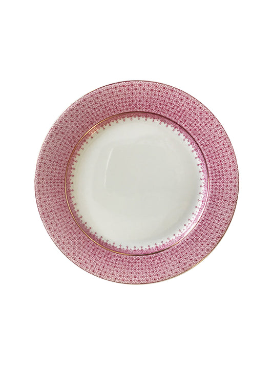 Pink Lace Dinner Plate