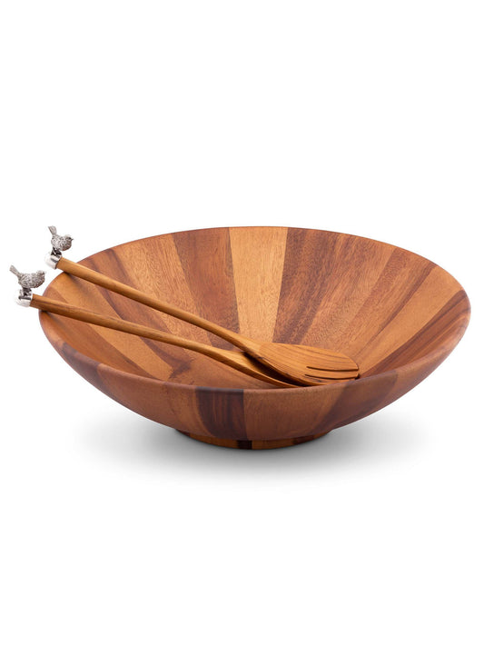 Song Bird Salad Bowl Set