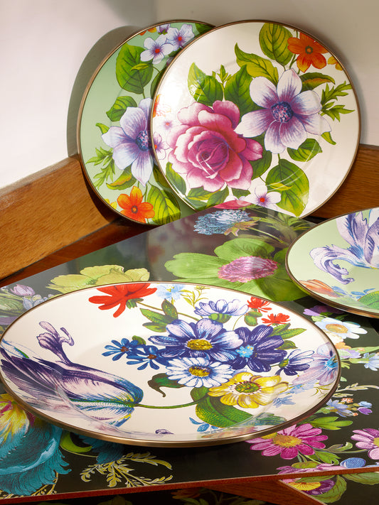 Flower Market Salad Plate