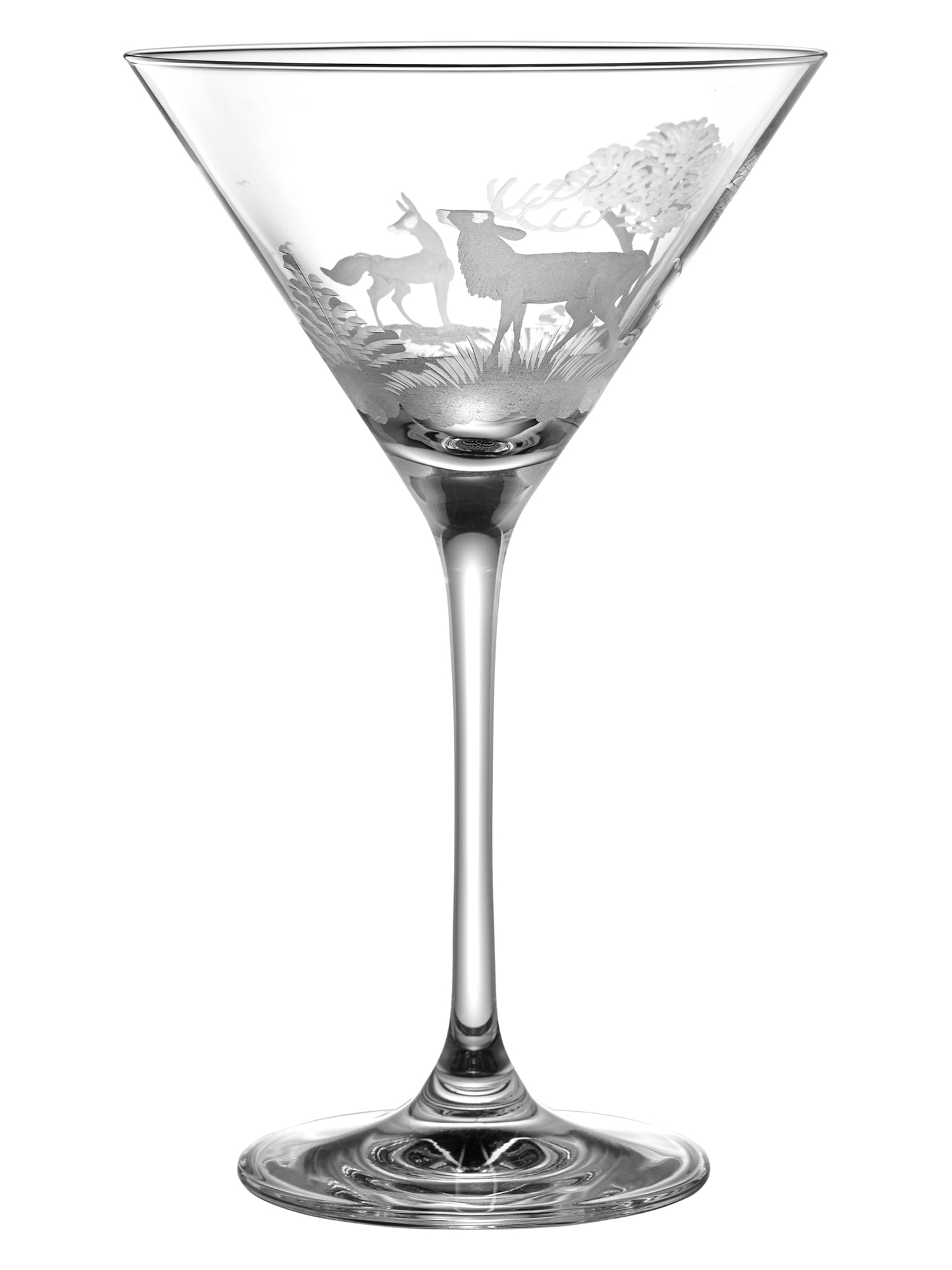 Stag Martini Glass