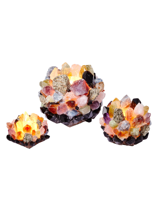 Medium Multi Stone Votive