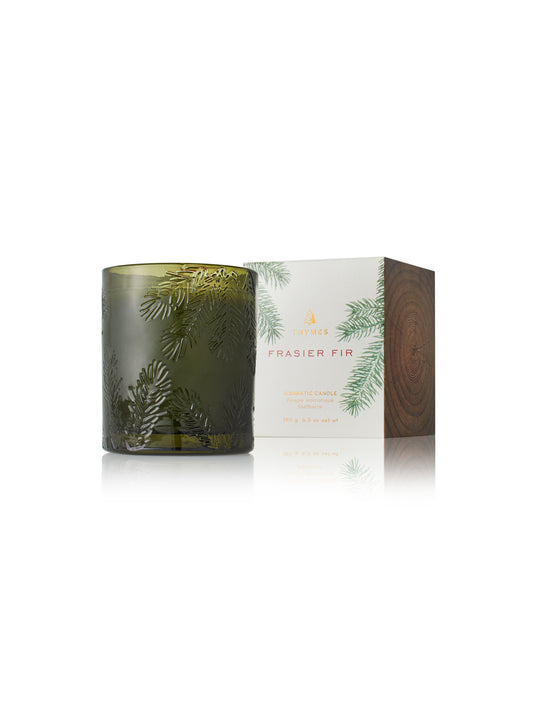 Frasier Fir Green Glass Candle