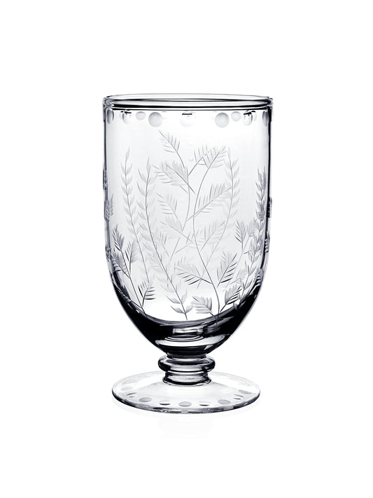 Fern Footed Flower Vase 7"
